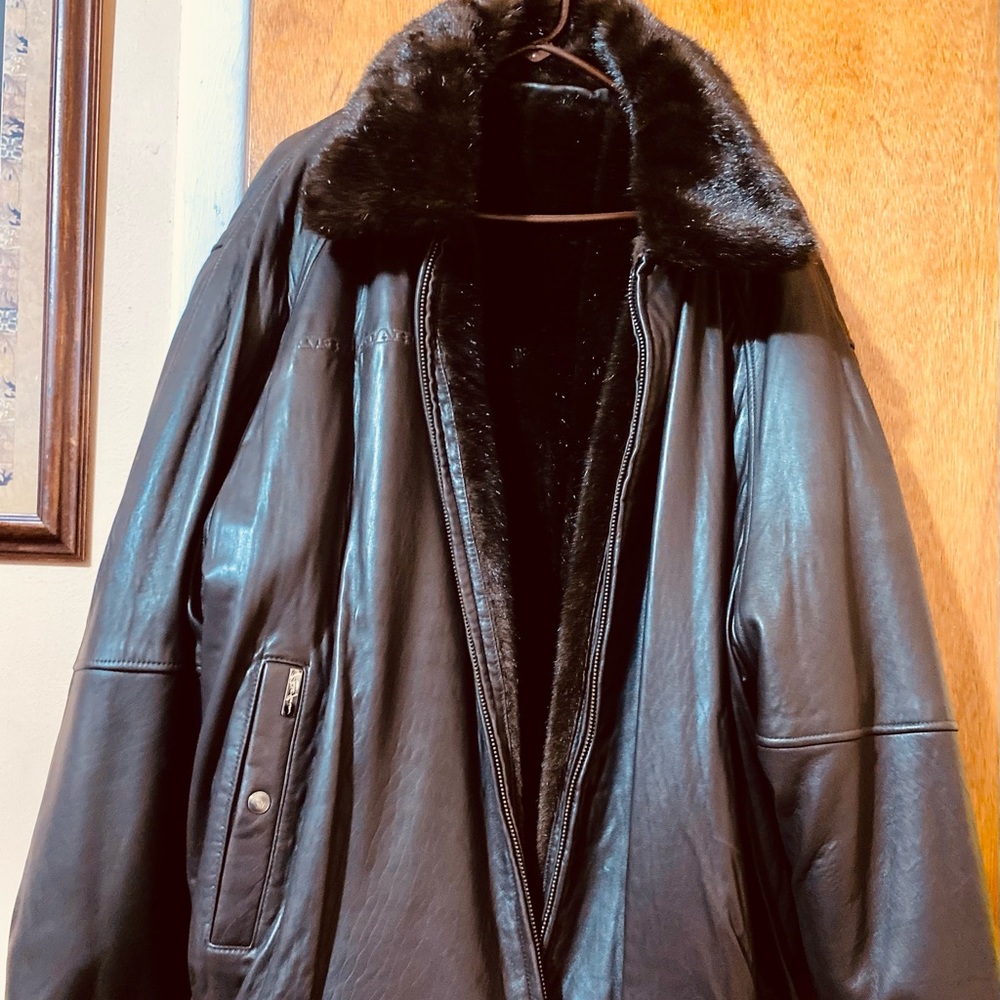 Unisex Phat Farm Leather/Faux Fur